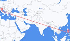 Flyreiser fra Kalibo, Filippinene til Perugia, Italia