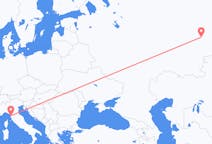 Flüge von Jekaterinburg, Russland nach Pisa, Italien