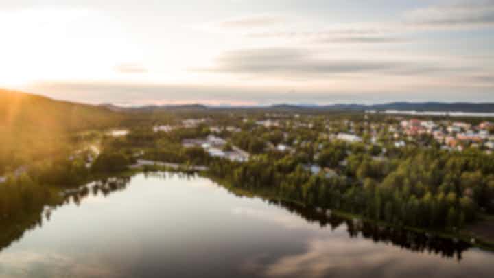 Vols depuis la ville de Kiruna vers la ville d'Arvidsjaur