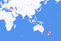 ニュージーランドのから クライストチャーチ、トルコのへ カイセリフライト