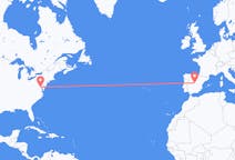 Flights from Washington, D. C. , the United States to Madrid, Spain