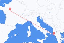 Flights from Tours, France to Corfu, Greece