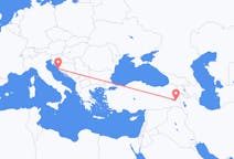 Flyrejser fra Zadar, Kroatien til Van, Tyrkiet
