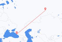 Flyg från Sochi till Tiumen