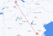 Flyreiser fra Bologna, Italia til Zürich, Sveits