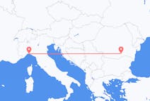 Flyreiser fra București, Romania til Genova, Italia