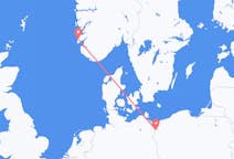 出发地 波兰出发地 什切青目的地 挪威海宁格松的航班