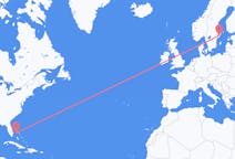 Flüge von Freier Port, die Bahamas nach Stockholm, Schweden