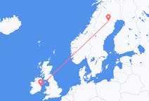 Vols d’Arvidsjaur, Suède pour Dublin, Irlande