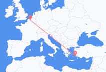 Flights from Leros, Greece to Lille, France