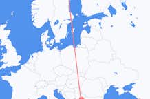 Flyreiser fra Sundsvall, Sverige til Skopje, Nord-Makedonia