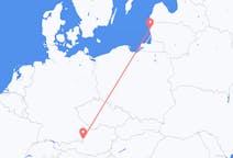 Рейсы из Паланга, Литва в Зальцбург, Австрия
