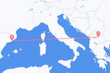 Flug frá Barselóna til Skopje