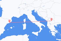 Flights from Barcelona to Skopje
