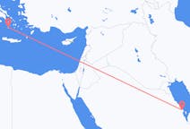 Flyrejser fra Dammam, Saudi-Arabien til Milos, Grækenland