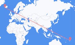 Flyrejser fra Labasa, Fiji til Reykjavík, Island