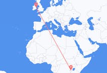 Flyg från Kigali, Rwanda till Dublin, Irland
