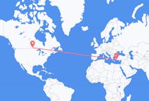 Flyg från Winnipeg, Kanada till Dalaman, Turkiet