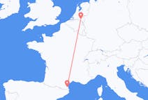 Flyrejser fra Eindhoven, Holland til Perpignan, Frankrig