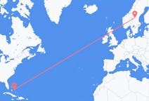 Flights from Rock Sound, the Bahamas to Sveg, Sweden
