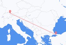 Flights from Istanbul, Turkey to Thal, Switzerland