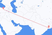 Fly fra Kolkata til Erzincan