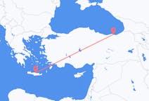 出发地 土耳其出发地 特拉布宗目的地 希腊伊拉克利翁的航班