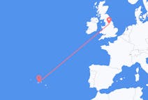 Flights from São Jorge Island, Portugal to Leeds, the United Kingdom