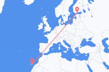 Vols de Las Palmas, Grande Canarie, Espagne pour Helsinki, Finlande