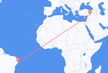 Flyreiser fra Maceió, Brasil til Sanliurfa, Tyrkia