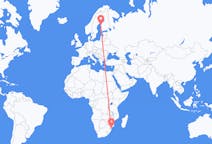 Flyreiser fra Maputo, Mosambik til Vasa, Finland