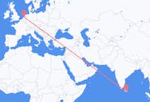 Flüge von Hambantota, Sri Lanka nach Amsterdam, die Niederlande