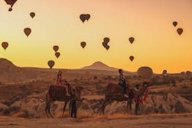 Camel Ride Through Cappadocia's Fairy Chimneys With Balloon view