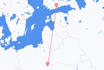 Vols d’Helsinki, Finlande pour Lublin, Pologne