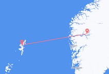 Flug frá Sogndal, Noregi til Lerwick, Skotlandi