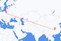 Flyg från Zhangjiajie, Kina till Warszawa, Kina