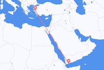 Vluchten van Aden, Jemen naar Izmir, Turkije