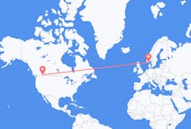 Flyreiser fra Cranbrook, Canada til Kristiansand, Norge