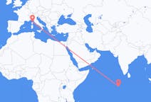 Flights from Gan, Maldives to Bastia, France