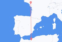 Flyg från Tlemcen, Algeriet till Nantes, Frankrike