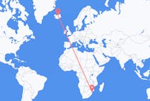 Flights from from Maputo to Akureyri