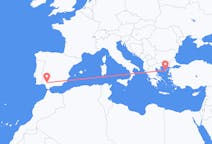 Flyreiser fra Sevilla, Spania til Lemnos, Hellas