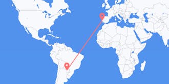 Flyreiser fra Paraguay til Portugal