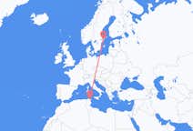 从突尼斯飞往斯德哥尔摩的航班
