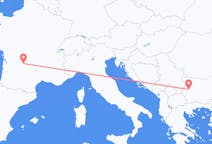 Vluchten van Sofia, Bulgarije naar Brive-la-Gaillarde, Frankrijk