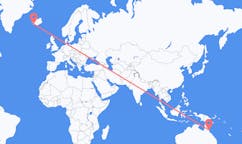 Flyg från Cairns, Australien till Reykjavík, Island