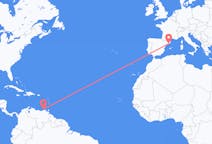 Flights from Porlamar, Venezuela to Barcelona, Spain