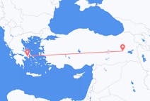 Flyrejser fra Mus, Tyrkiet til Athen, Grækenland