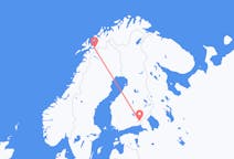 Fly fra Narvik til Villmanstrand
