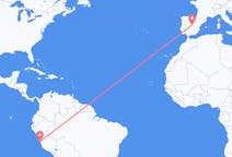 Flyreiser fra Lima, Peru til Madrid, Spania
